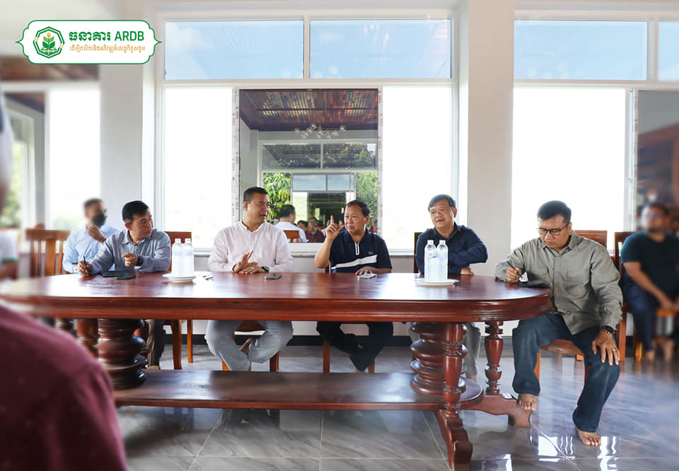 H.E. Dr. KAO Thach, accompanied by colleagues, have continued visiting Pailin Longgan Agricultural Cooperative at Pailin Province