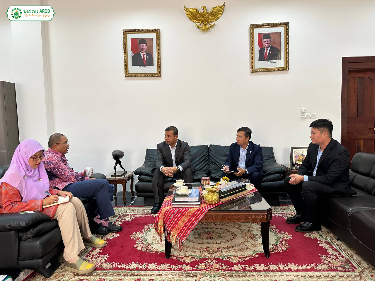 H.E. Dr. KAO Thach, to lead his colleague and the Representative from City Rice Import Export Co., Ltd to pay a courtesy call and discussion with H.E Ambassador at the Embassy of the Republic of Indonesia